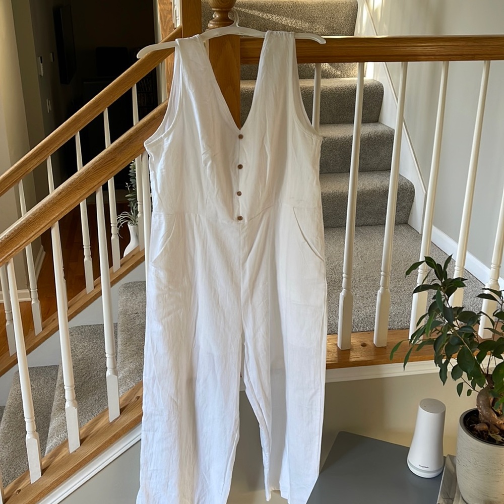 White beach romper!